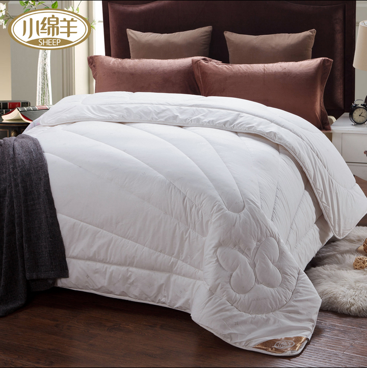 小绵羊馨丝绒蚕丝冬被  价格：518