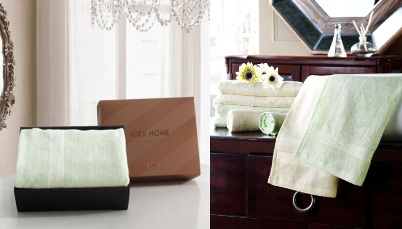 乔德家纺面巾80%竹纤维20%棉  价格：29.9元