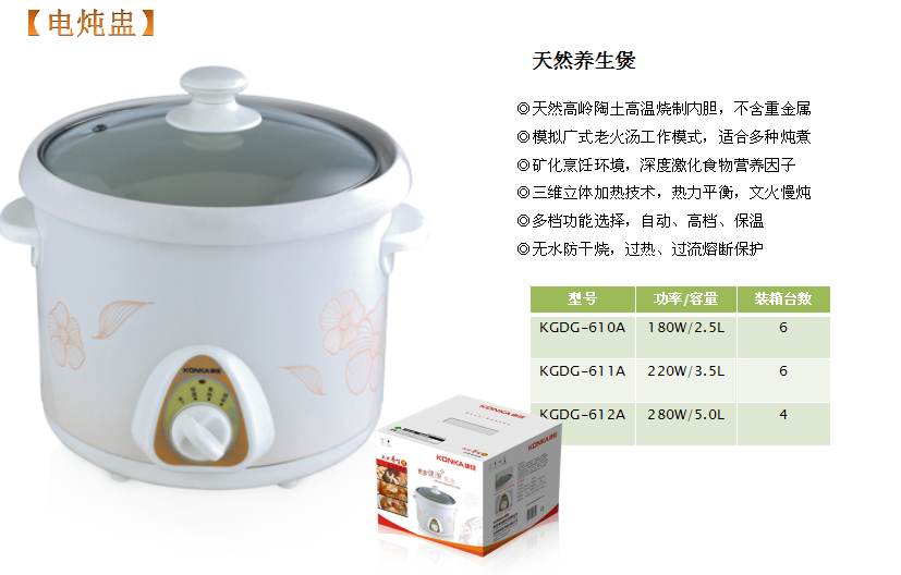 康佳电炖盅2.5L.3.5L.5.0L  价格：128.158.188.png